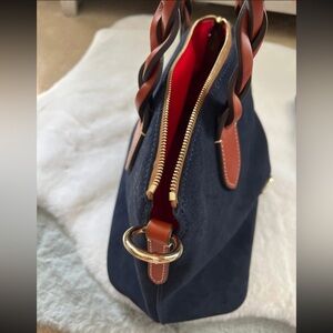 Dooney & Bourke Suede Barlow Satchel